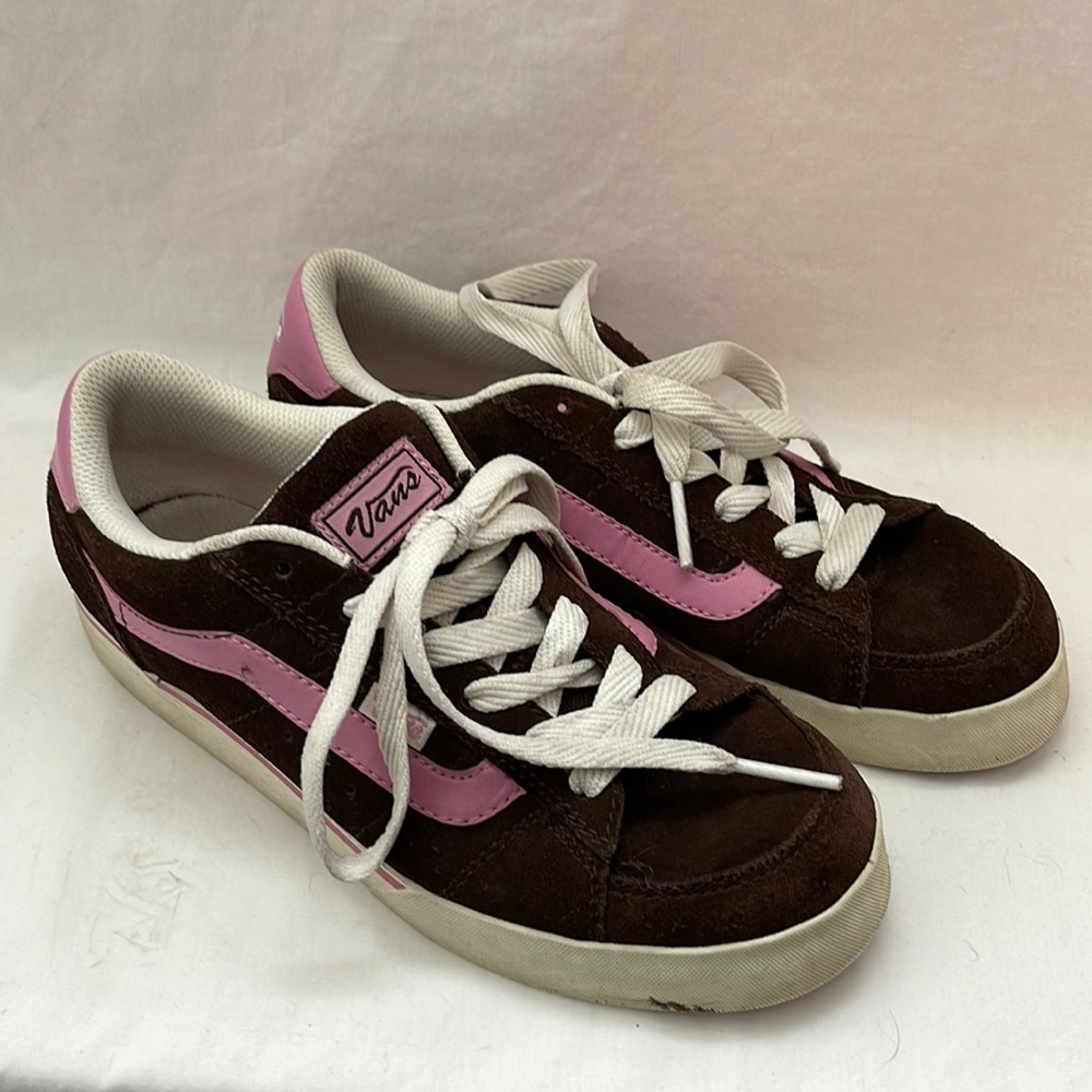 Vans Mallorie Brown and pink vintage 90s
